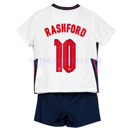 Barn Fotballdrakter England Rashford 10 Hjemme Euro 2020 Kortermet